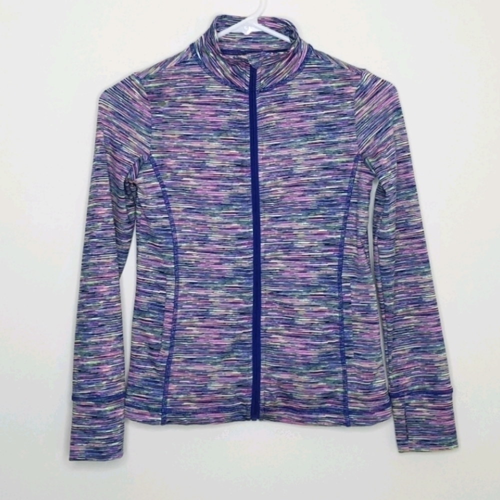 Ideology Marled Rainbow Full Zip Jacket M